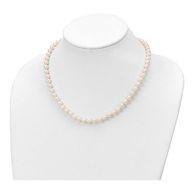 Sterling Silver Freshwater Pearl Necklace, Bracelet & – view 5