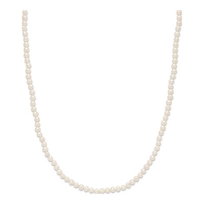 80in Endless Freshwater Pearl Necklace, White 6-7mm – view 4
