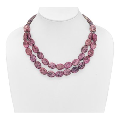 Sterling Silver Charoite Necklace – view 5