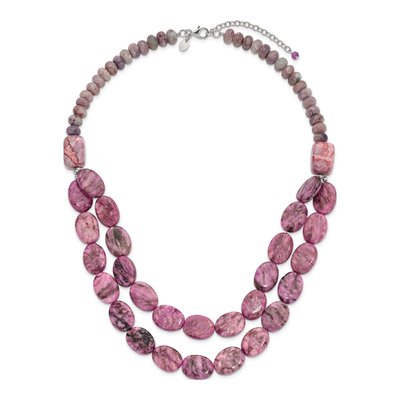 Sterling Silver Charoite Necklace – view 6