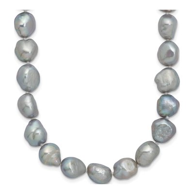 64-Inch Grey Baroque Freshwater Pearl Endless Necklace