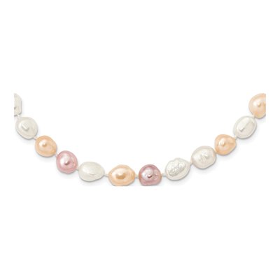64in Multi-Color Baroque Freshwater Pearl Necklace