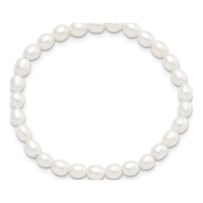 Children's Freshwater Pearl Stretch Bracelet, 40mm – view 2