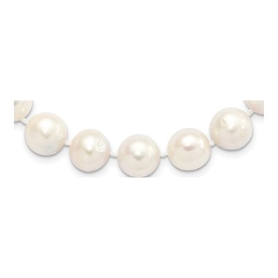 Sterling Silver Freshwater Cultured Pearl Near-Round Necklace