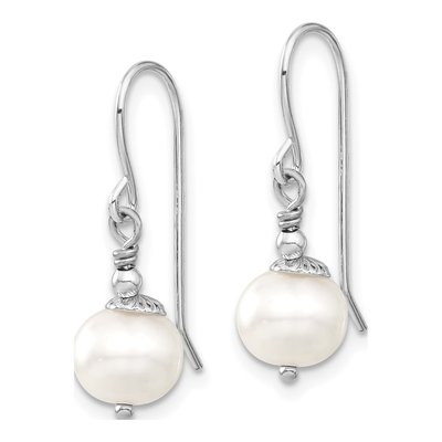 Sterling Silver Freshwater Pearl Necklace & Earring Set – view 3