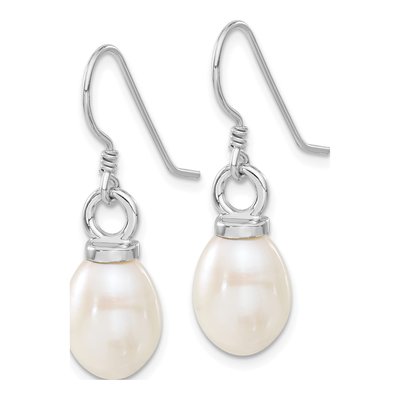 Sterling Silver Freshwater Pearl Necklace & Earring Set – view 3