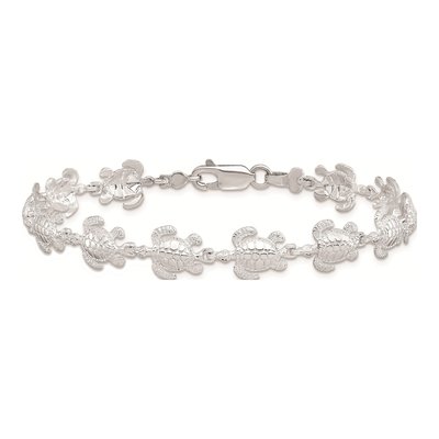 Sterling Silver Sea Turtle Bracelet – view 4