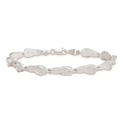 Sterling Silver Flip-Flop Bracelet – view 4