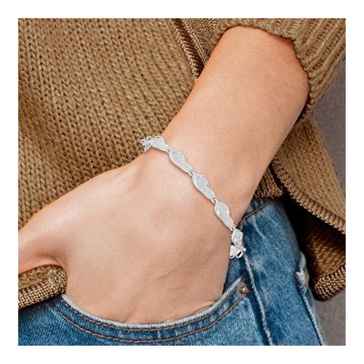 Sterling Silver Flip-Flop Bracelet – view 5