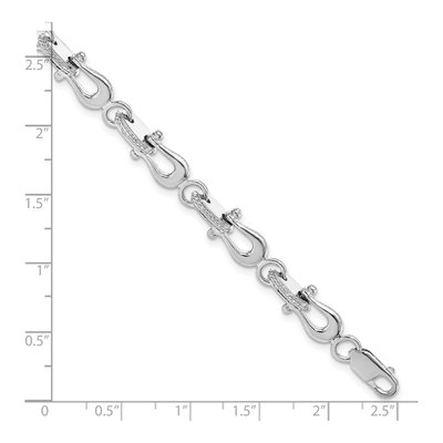 Sterling Silver Mariner Link Bracelet – view 3