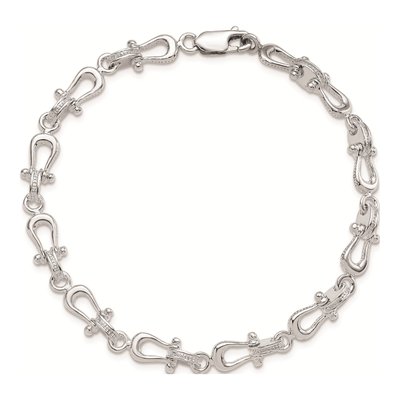 Sterling Silver Mariner Link Bracelet – view 4