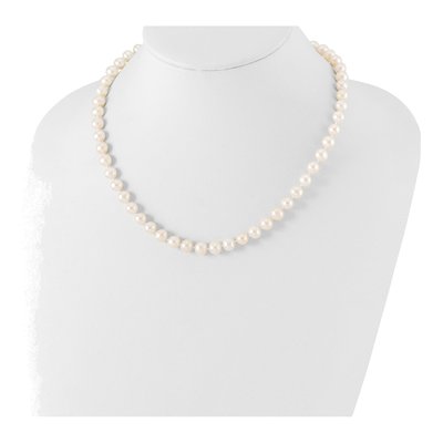 Sterling Silver Freshwater Pearl Necklace Set – view 5