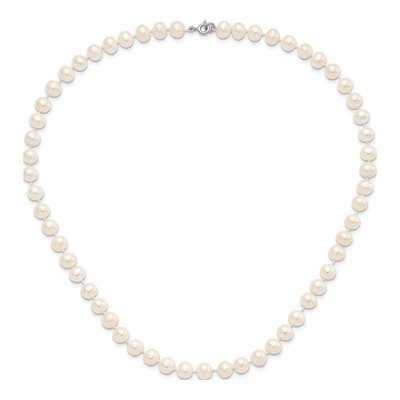 Sterling Silver Freshwater Pearl Necklace Set – view 6