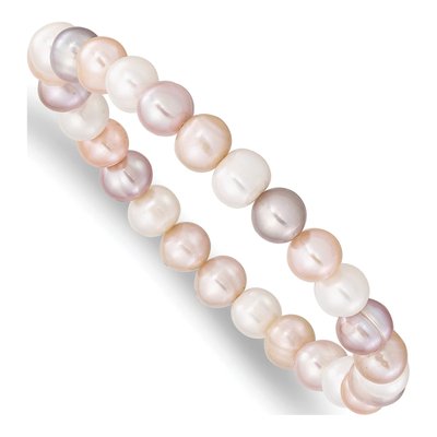 Multi-Color Freshwater Pearl Stretch Bracelet