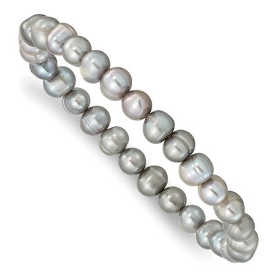 5-Piece Freshwater Pearl Stretch Bracelet Set – view 7