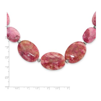 Sterling Silver Agate & Crystal Multi Necklace – view 4