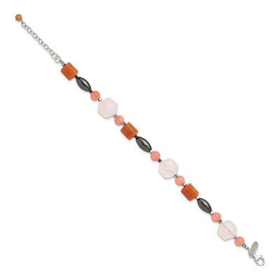 Sterling Silver Hematite Multi Bracelet – view 2