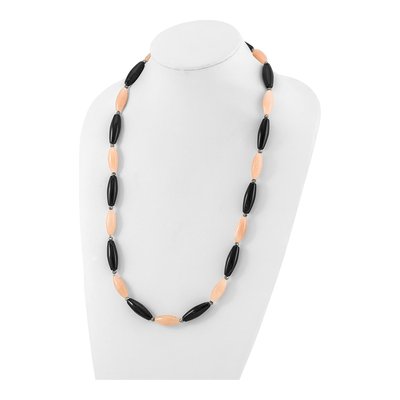 Sterling Silver Agate & Crystal Aventurine Necklace – view 2