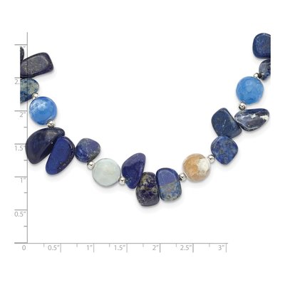 Sterling Silver Agate Shell Necklace – view 4