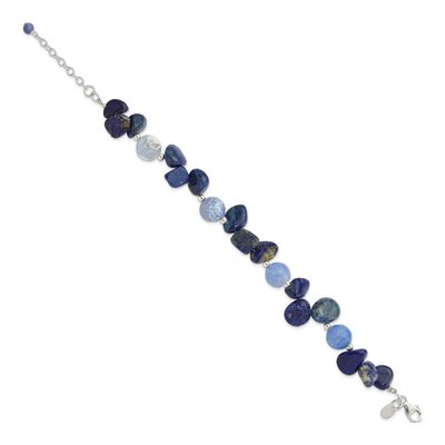 Sterling Silver Agate Shell Bracelet – view 3