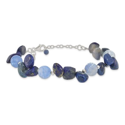 Sterling Silver Agate Shell Bracelet – view 4
