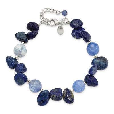 Sterling Silver Agate Shell Bracelet – view 5