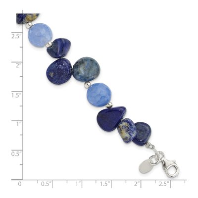 Sterling Silver Agate Shell Bracelet – view 6