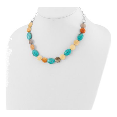 Sterling Silver Grey Freshwater Cultured Pearl Natural Necklace – view 2