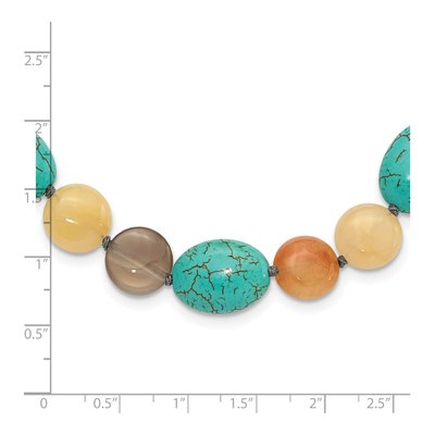 Sterling Silver Grey Freshwater Cultured Pearl Natural Necklace – view 4
