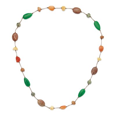 Sterling Silver Multi Yarn Necklace – view 2