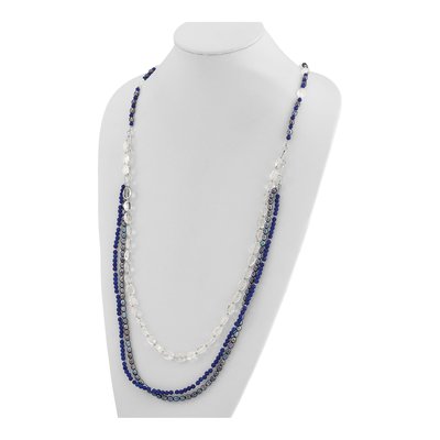 Sterling Silver Grey Freshwater Cultured Pearl Adjustable or Necklace – view 4