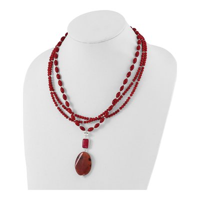 Sterling Silver Multi Adjustable Necklace – view 4