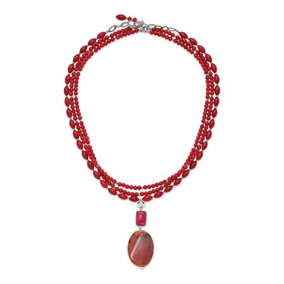 Sterling Silver Multi Adjustable Necklace – view 5