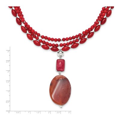 Sterling Silver Multi Adjustable Necklace – view 6