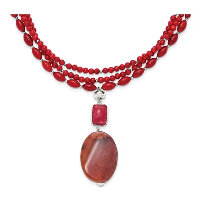 Sterling Silver Multi Adjustable Necklace