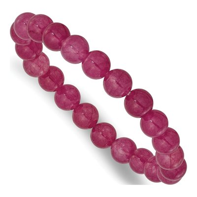 Strawberry Quartz 8.5mm Stretch Bead Bracelet