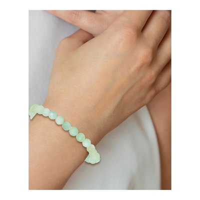 Amazonite 6mm Beaded Stretch Bracelet – view 4