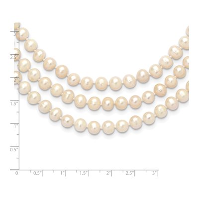 76in Freshwater Pearl Slip-On Necklace, 7-8mm – view 4