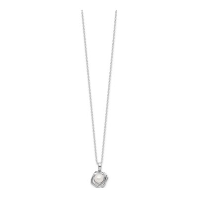 Sterling Silver Freshwater Pearl Necklace & Earring Set – view 5
