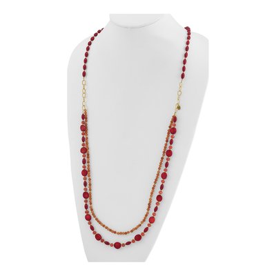 Gold-Plated Sterling Silver Multi Necklace – view 3