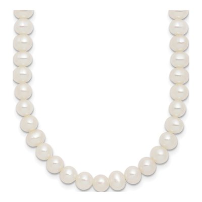 Sterling Silver Freshwater Cultured Pearl Choker Necklace
