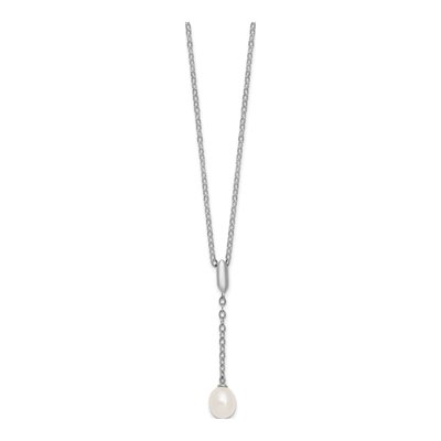 Sterling Silver Freshwater Pearl Necklace & Earring Set – view 6