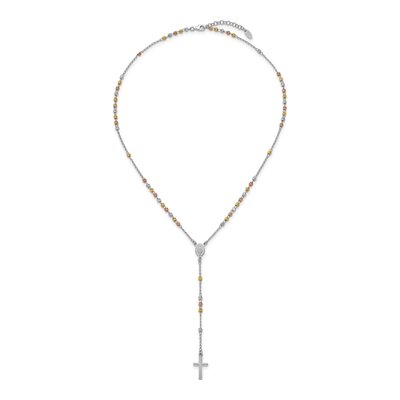 Sterling Silver Rosary Necklace – view 5