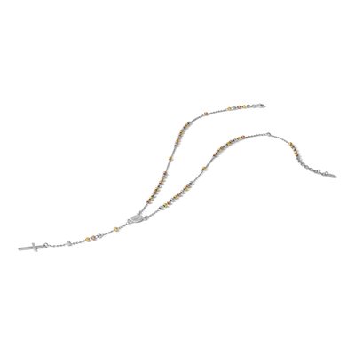 Sterling Silver Rosary Necklace – view 8