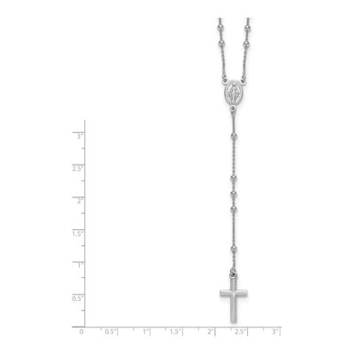 Sterling Silver Rosary Necklace – view 7