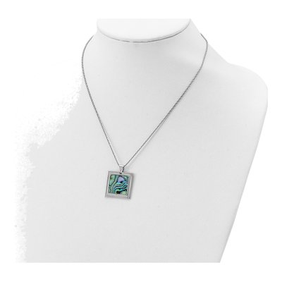 Sterling Silver Abalone Pendant Necklace – view 5