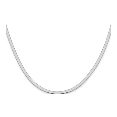 Sterling Silver 3mm Herringbone Chain – view 2