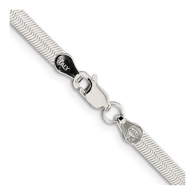 Sterling Silver 3.5mm Herringbone Chain – view 3