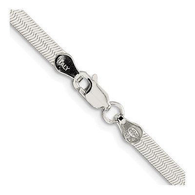 Sterling Silver 3.5mm Herringbone Chain – view 3