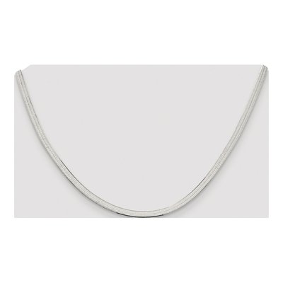 Sterling Silver 3.5mm Herringbone Chain – view 4